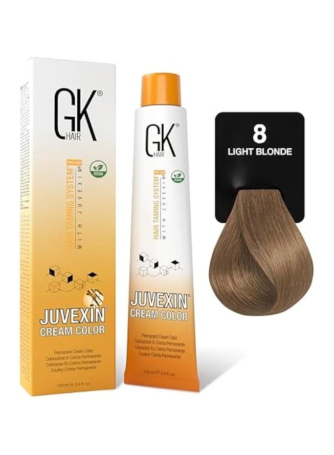 GK HAIR Color - 8 Light Blonde 100ML